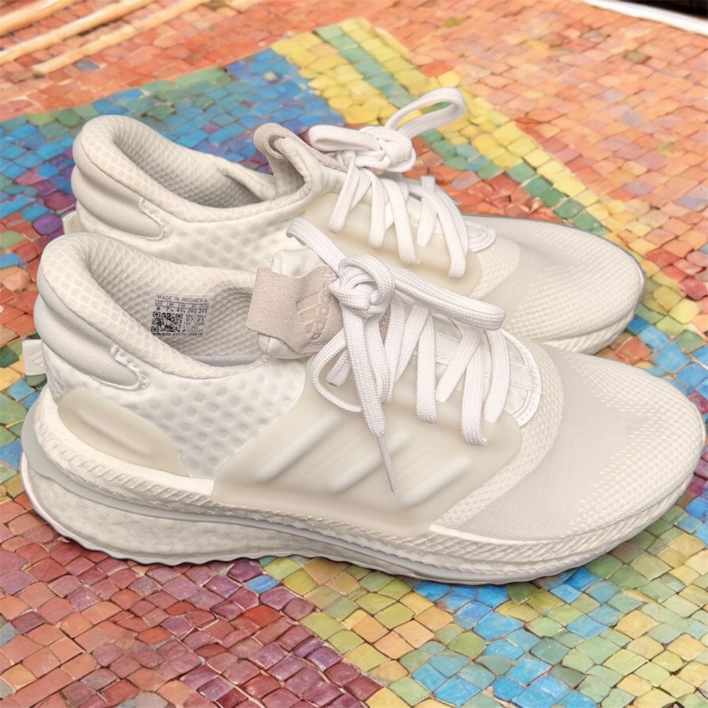 Adidas White X_PLRBOOST SNEAKERS
